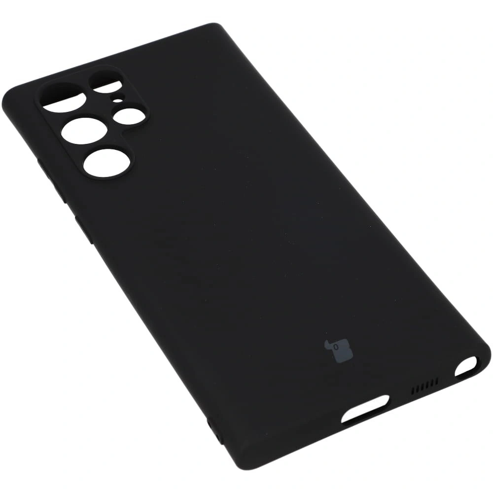 Kryt Bizon Case Silicone Samsung Galaxy S22 Ultra black