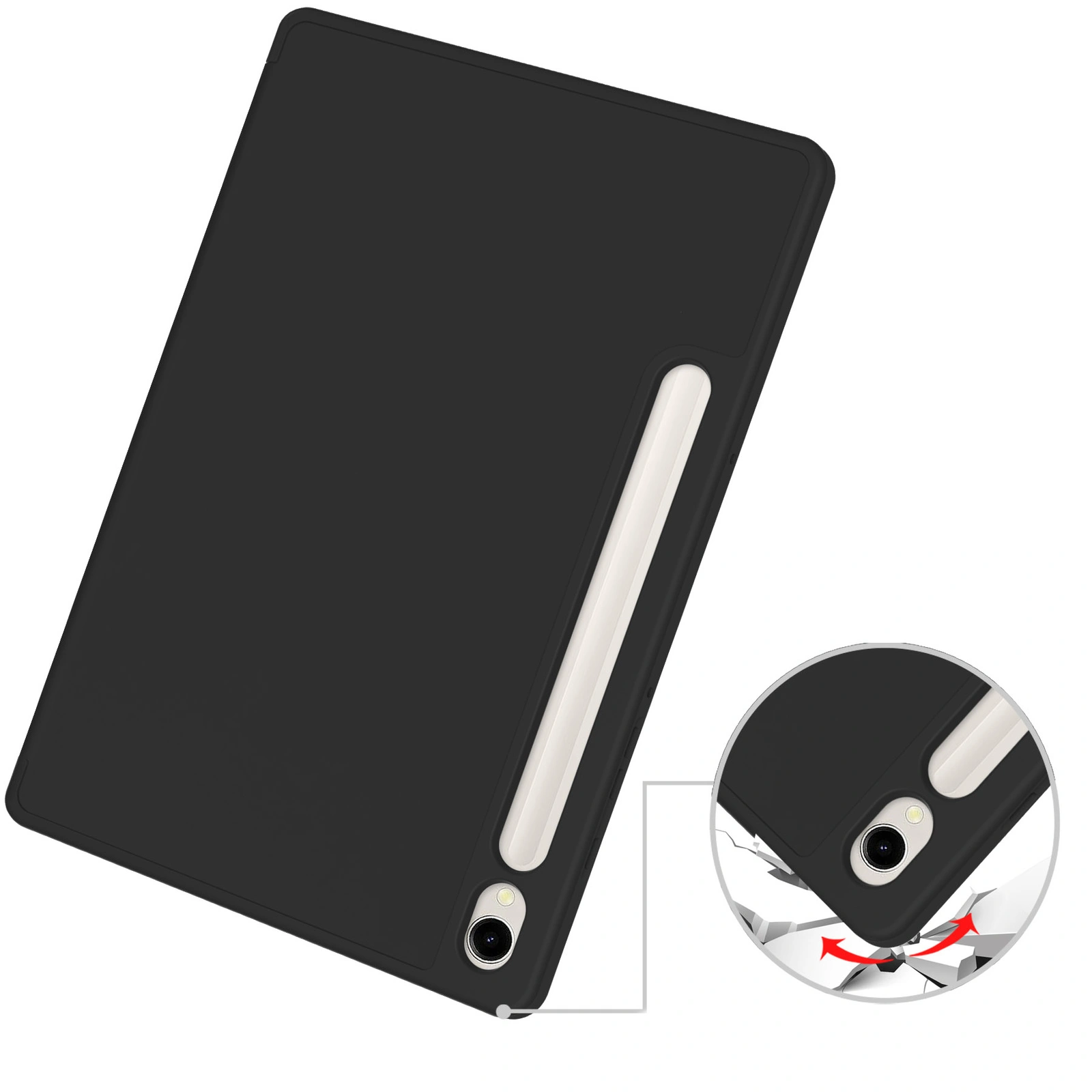 Kryt Bizon Case Tab Lizard Samsung Galaxy Tab S9 black