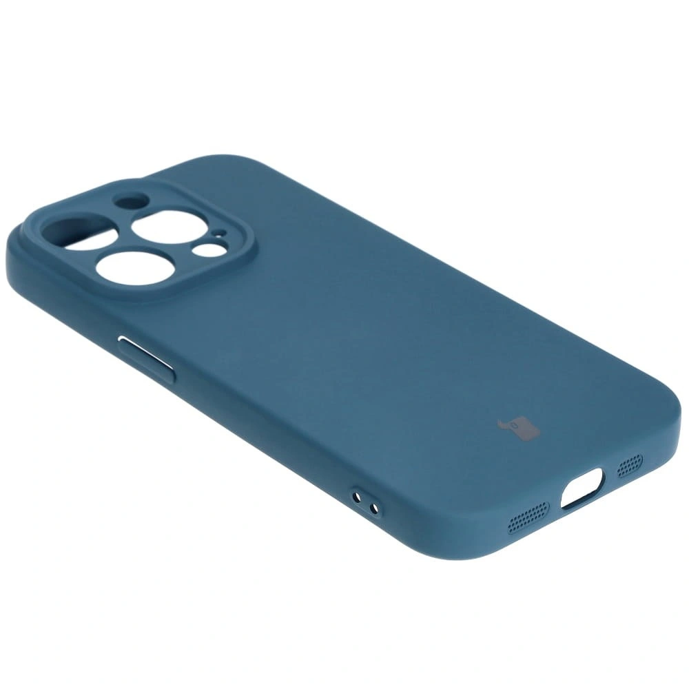 Kryt Bizon Case Silicone Apple iPhone 15 Pro navy blue