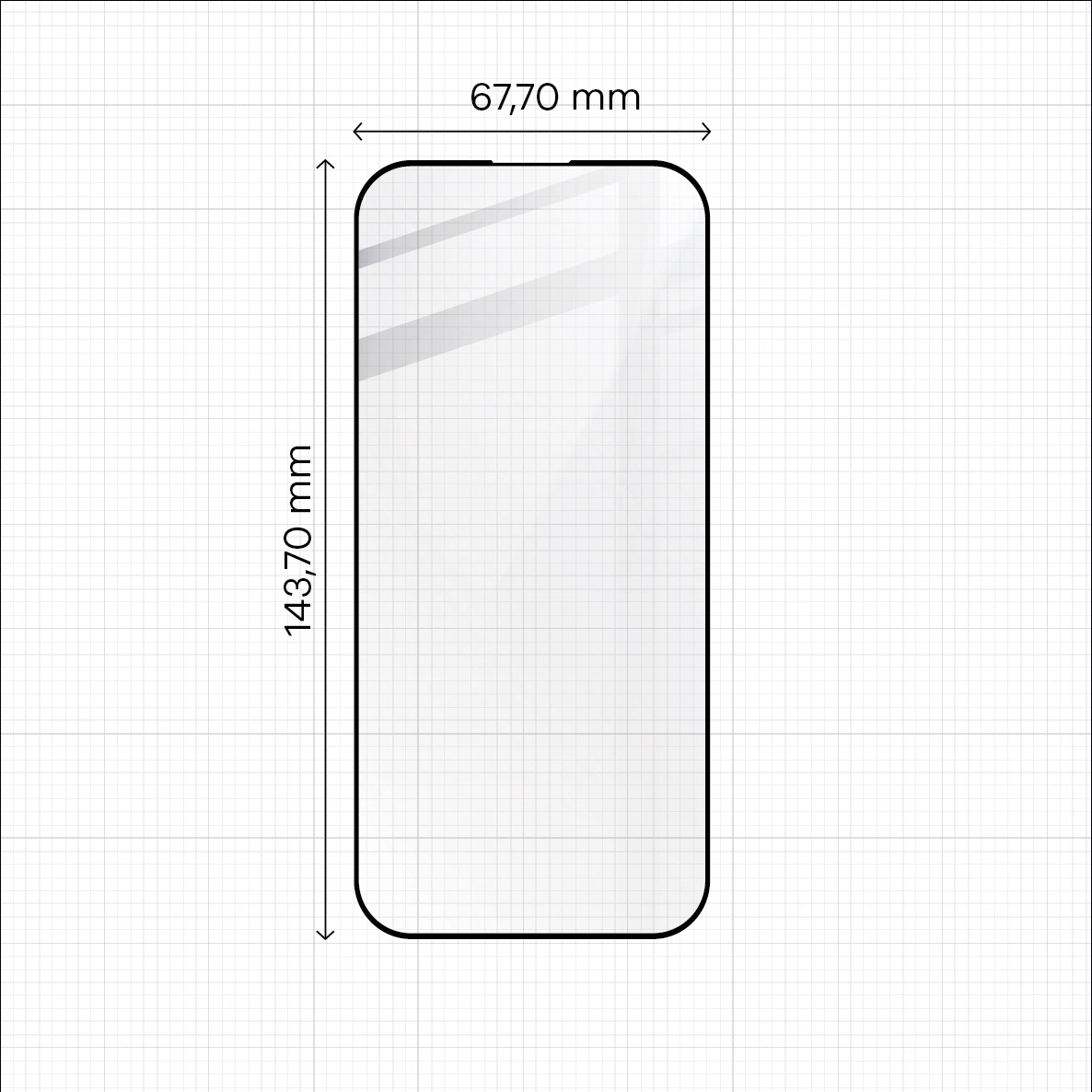 Ochranné sklo Bizon Glass Edge 2 Apple iPhone 15 Pro black