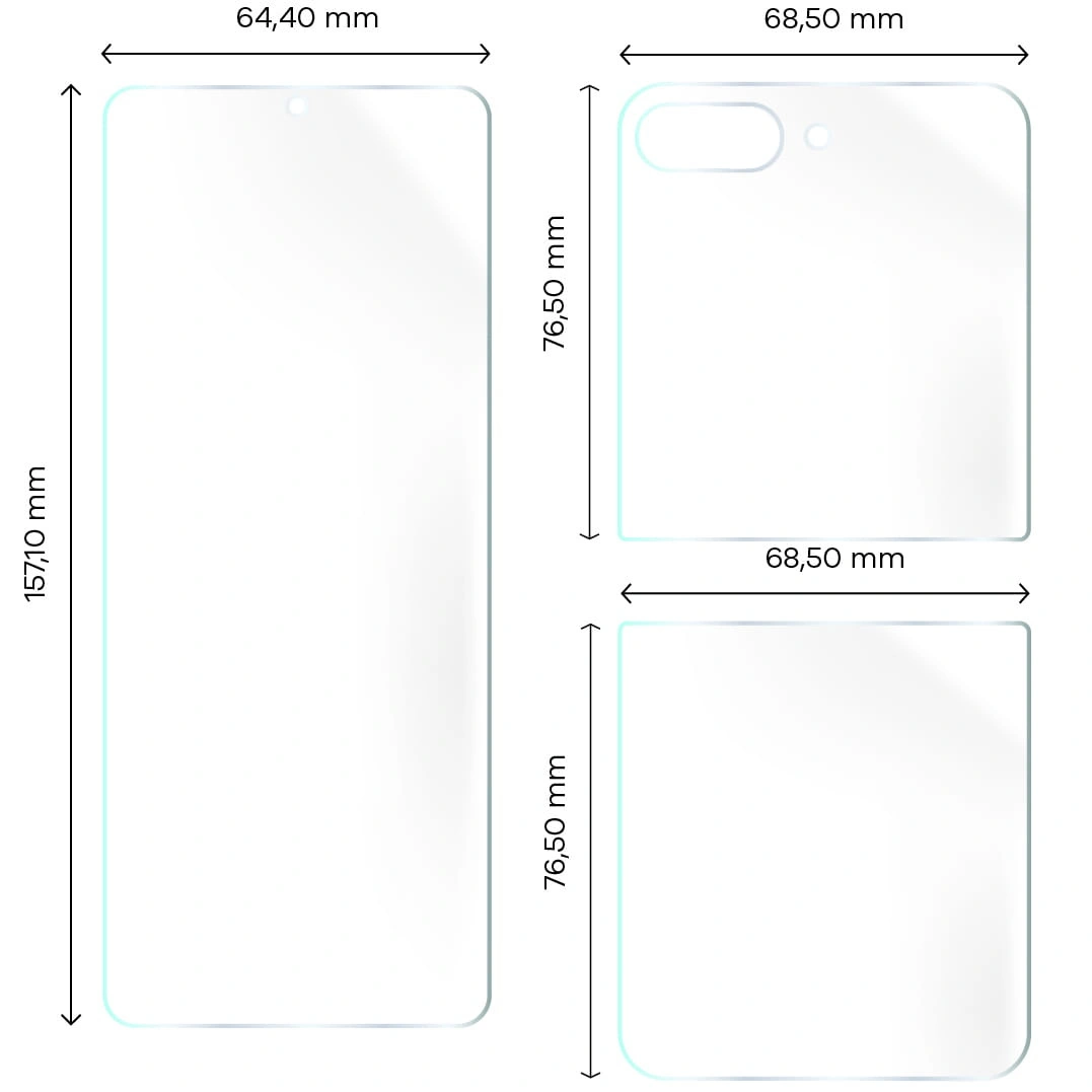 Ochranné sklo Bizon Glass Hydrogel Samsung Galaxy Z Flip5