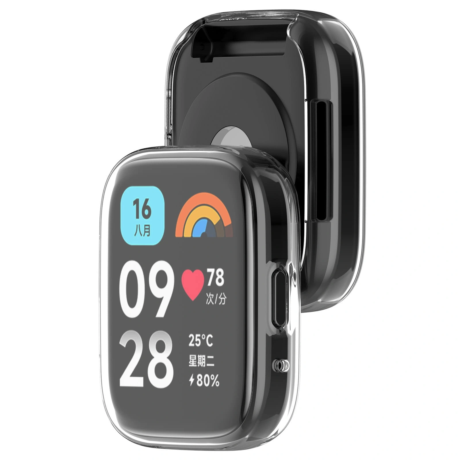 Kryt Bizon Case Watch Felipe Xiaomi Redmi Watch 3 Active clear