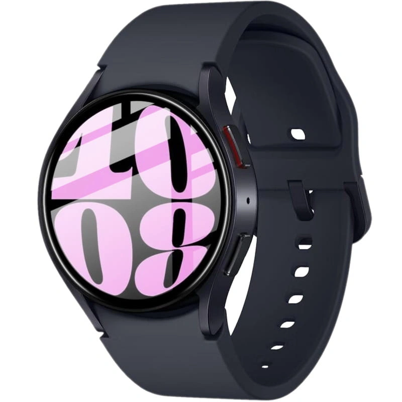 Ochranné sklo Bizon Glass Watch Edge Hybrid Samsung Galaxy Watch 6 44mm black