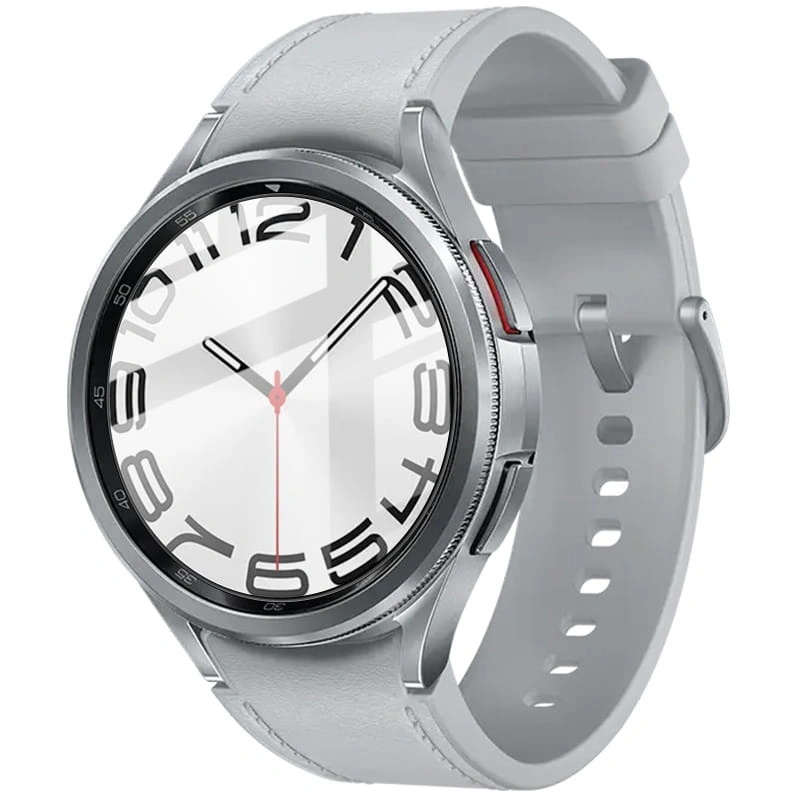Ochranné sklo Bizon Glass Watch Edge Hybrid Samsung Galaxy Watch 6 Classic 47 mm black