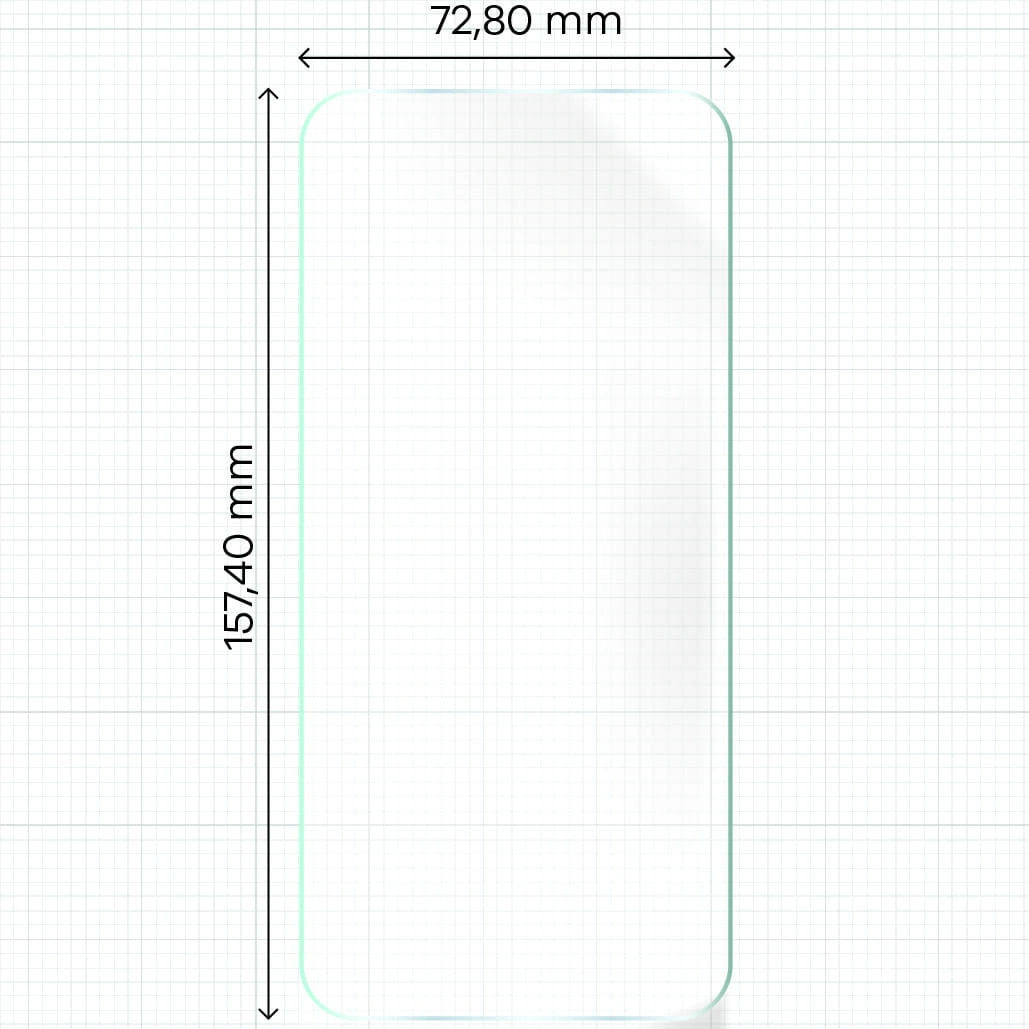 Ochranné sklo Bizon Glass Hydrogel Front Honor 90 [2 PACK]