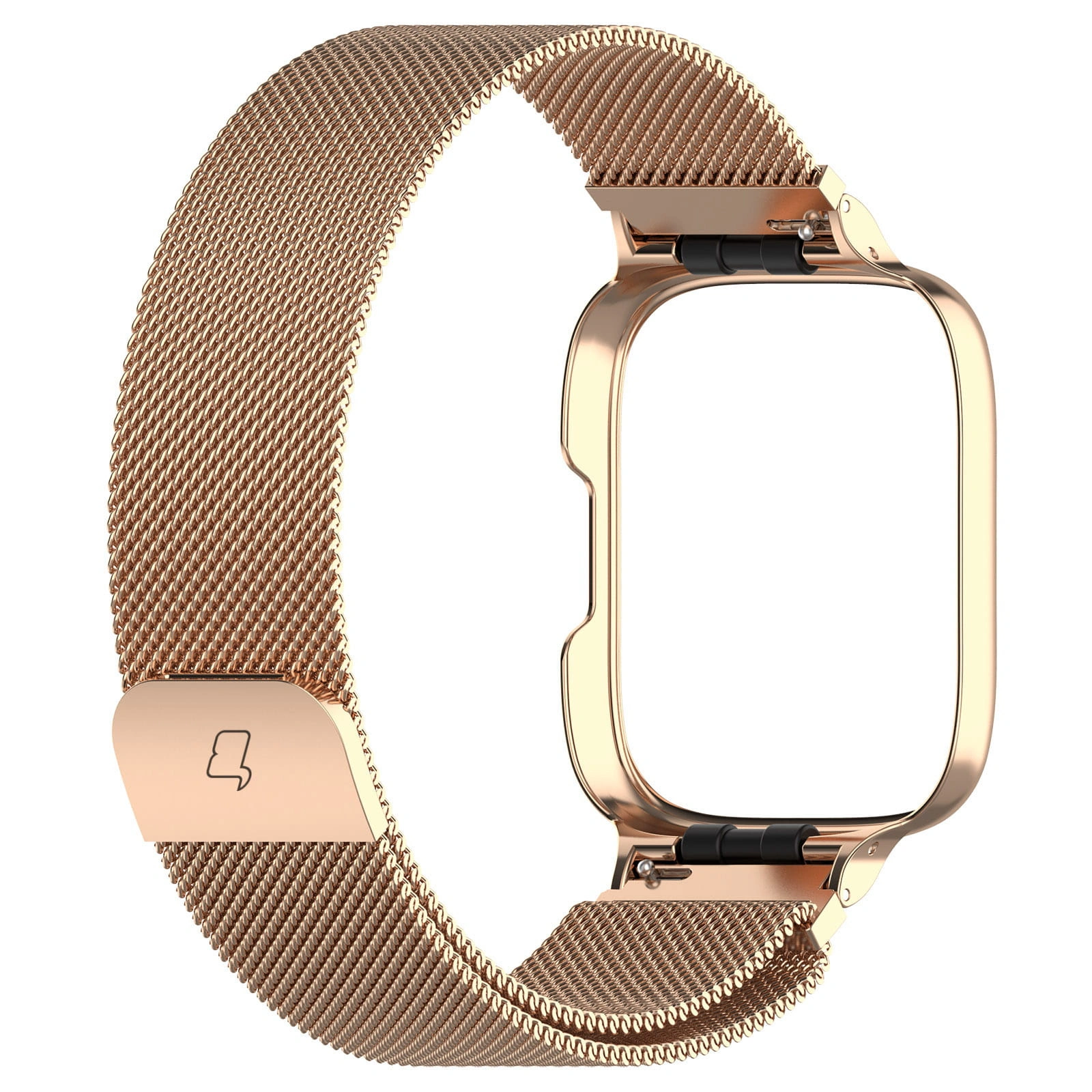 Kryt Bizon Strap + Case Watch Chain Xiaomi Redmi Watch 3 Active rose gold