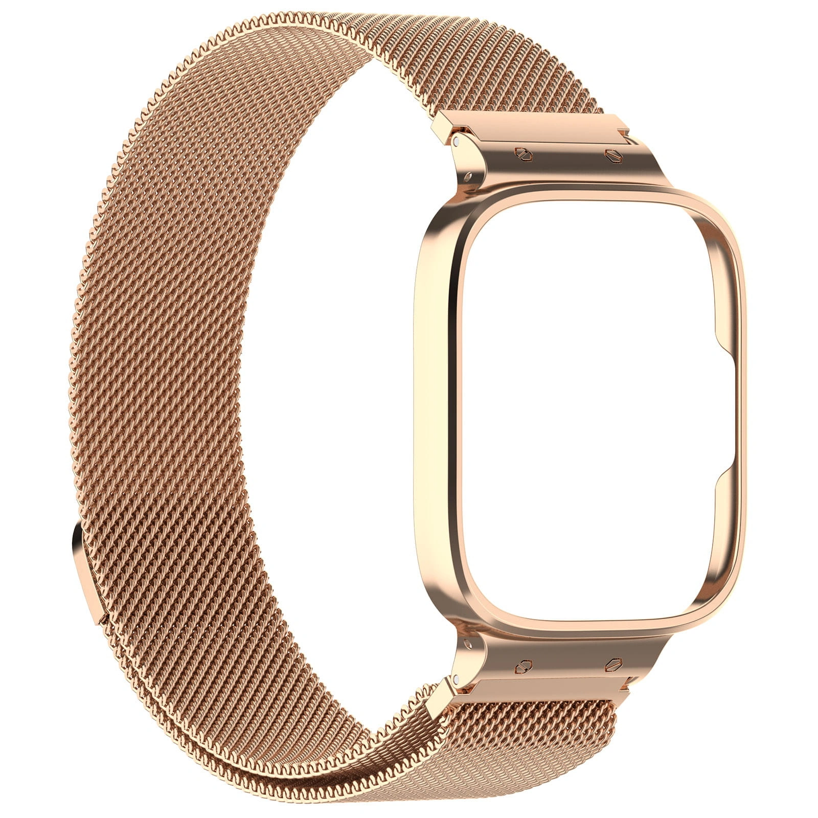 Kryt Bizon Strap + Case Watch Chain Xiaomi Redmi Watch 3 Active rose gold