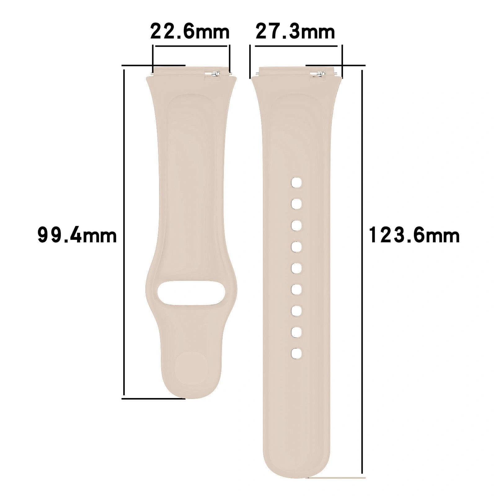 Kryt Bizon Strap Watch Dots Xiaomi Redmi Watch 3 Active beige