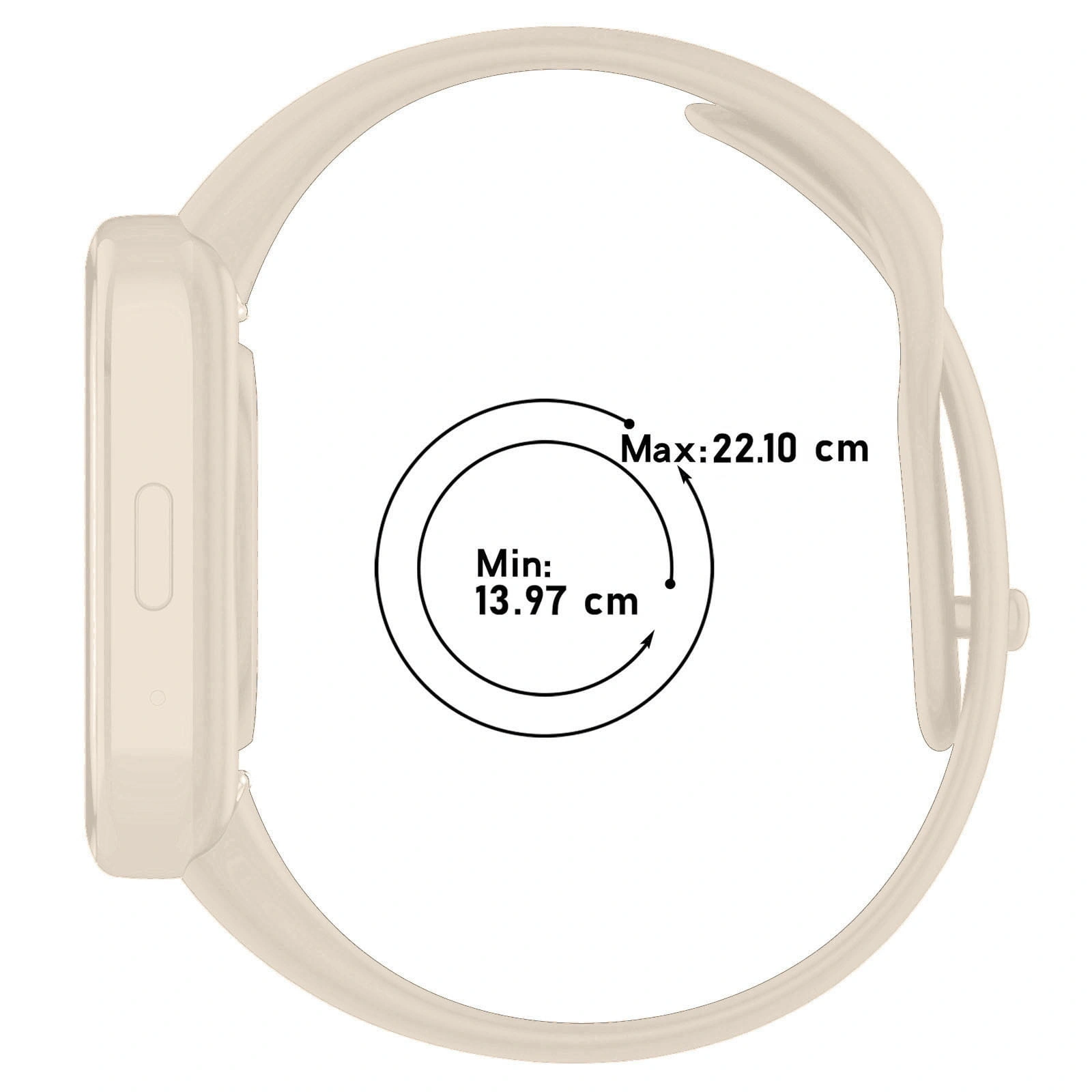 Kryt Bizon Strap Watch Dots Xiaomi Redmi Watch 3 Active beige