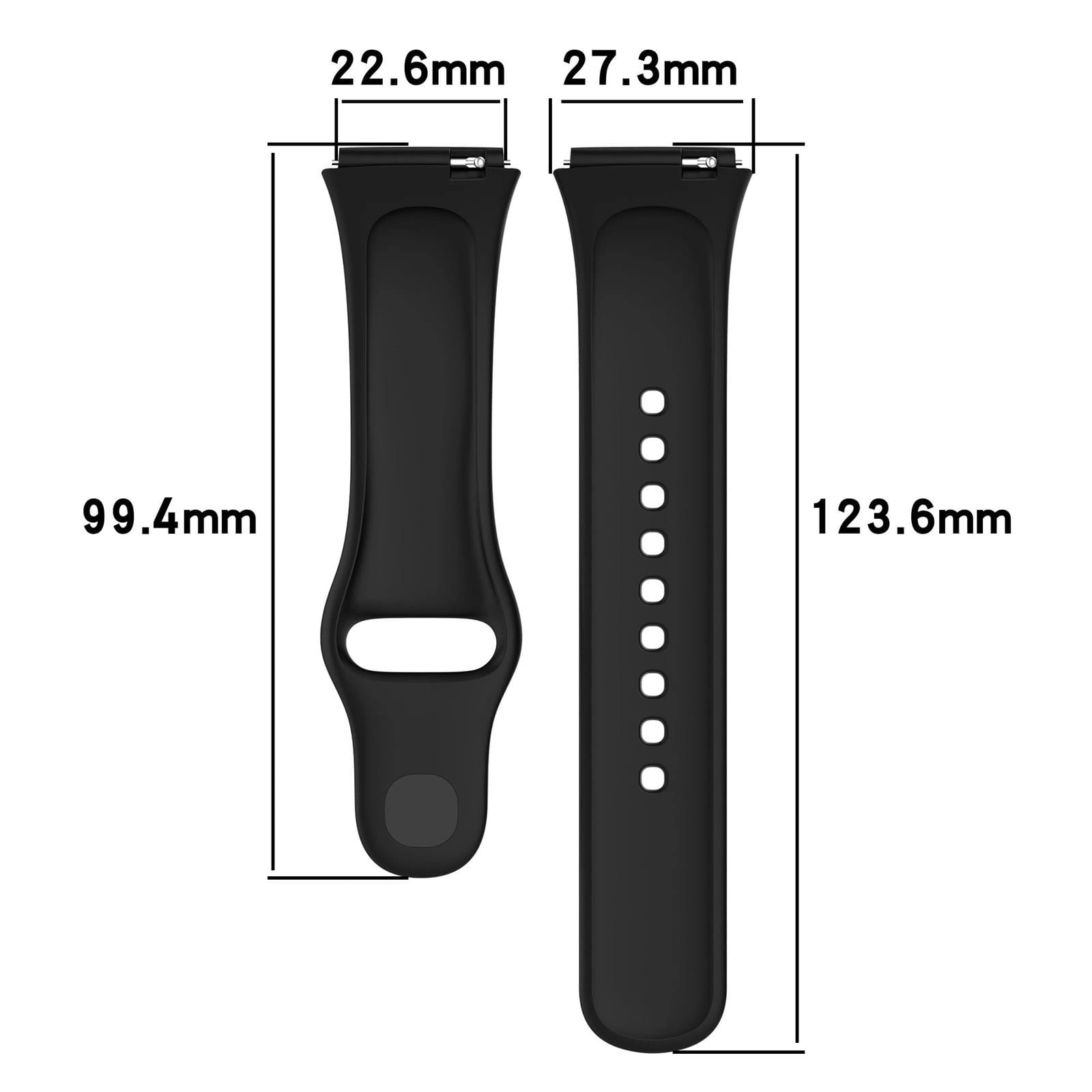 Kryt Bizon Strap Watch Dots Xiaomi Redmi Watch 3 Active black