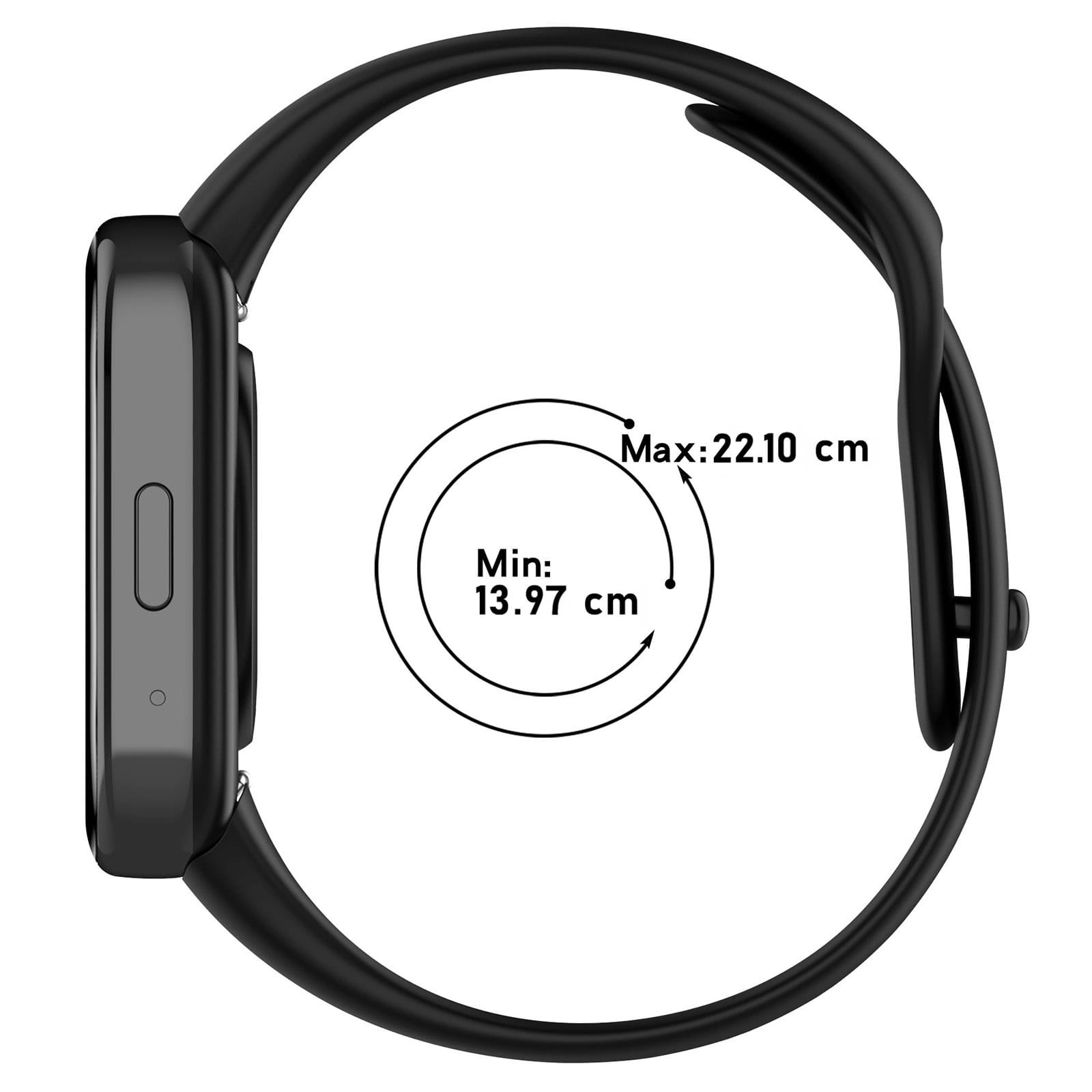 Kryt Bizon Strap Watch Dots Xiaomi Redmi Watch 3 Active black