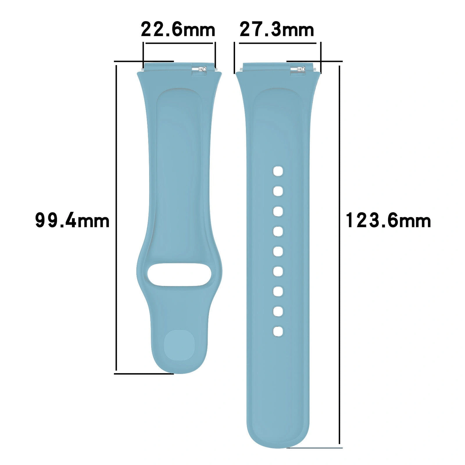 Kryt Bizon Strap Watch Dots Xiaomi Redmi Watch 3 Active blue
