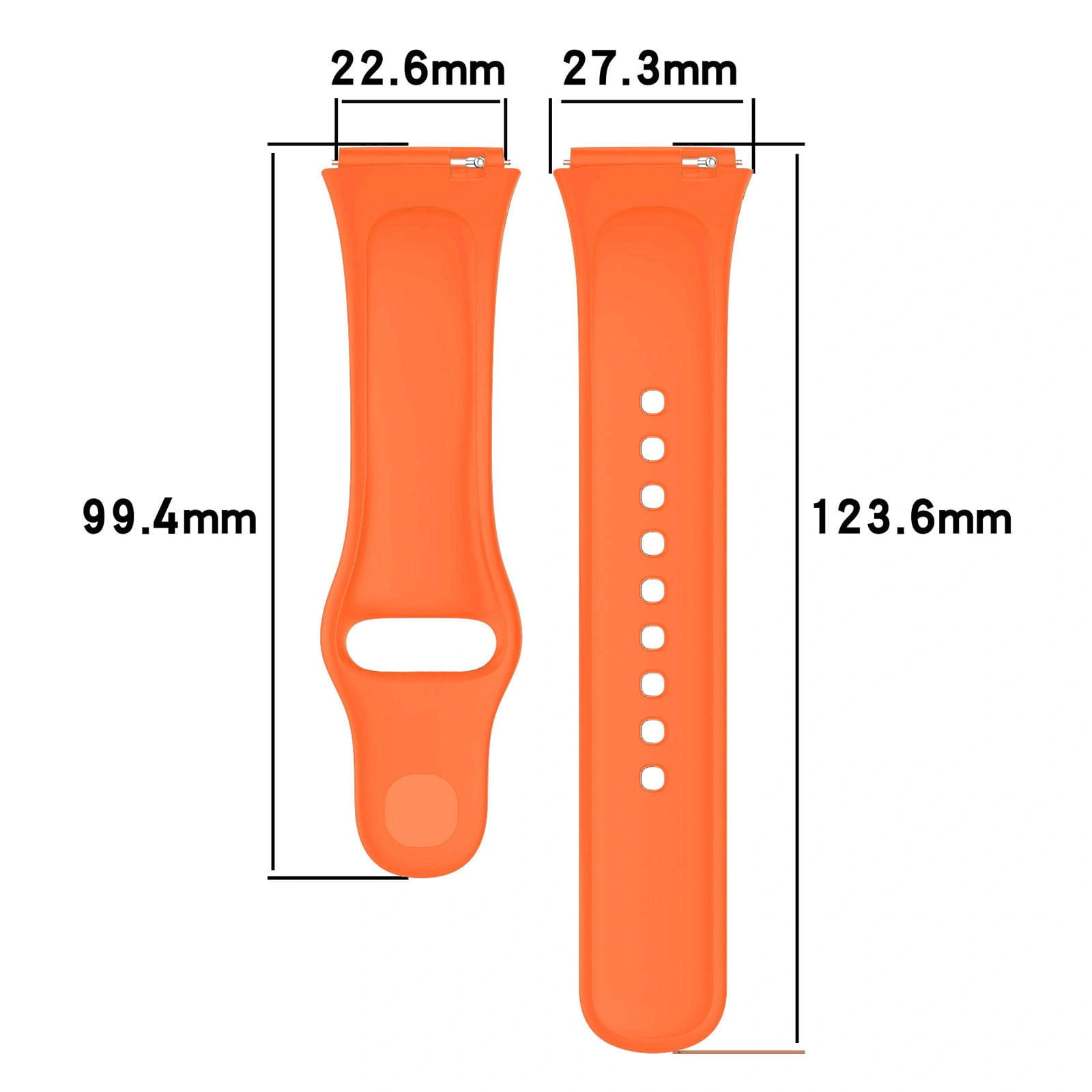 Kryt Bizon Strap Watch Dots Xiaomi Redmi Watch 3 Active orange