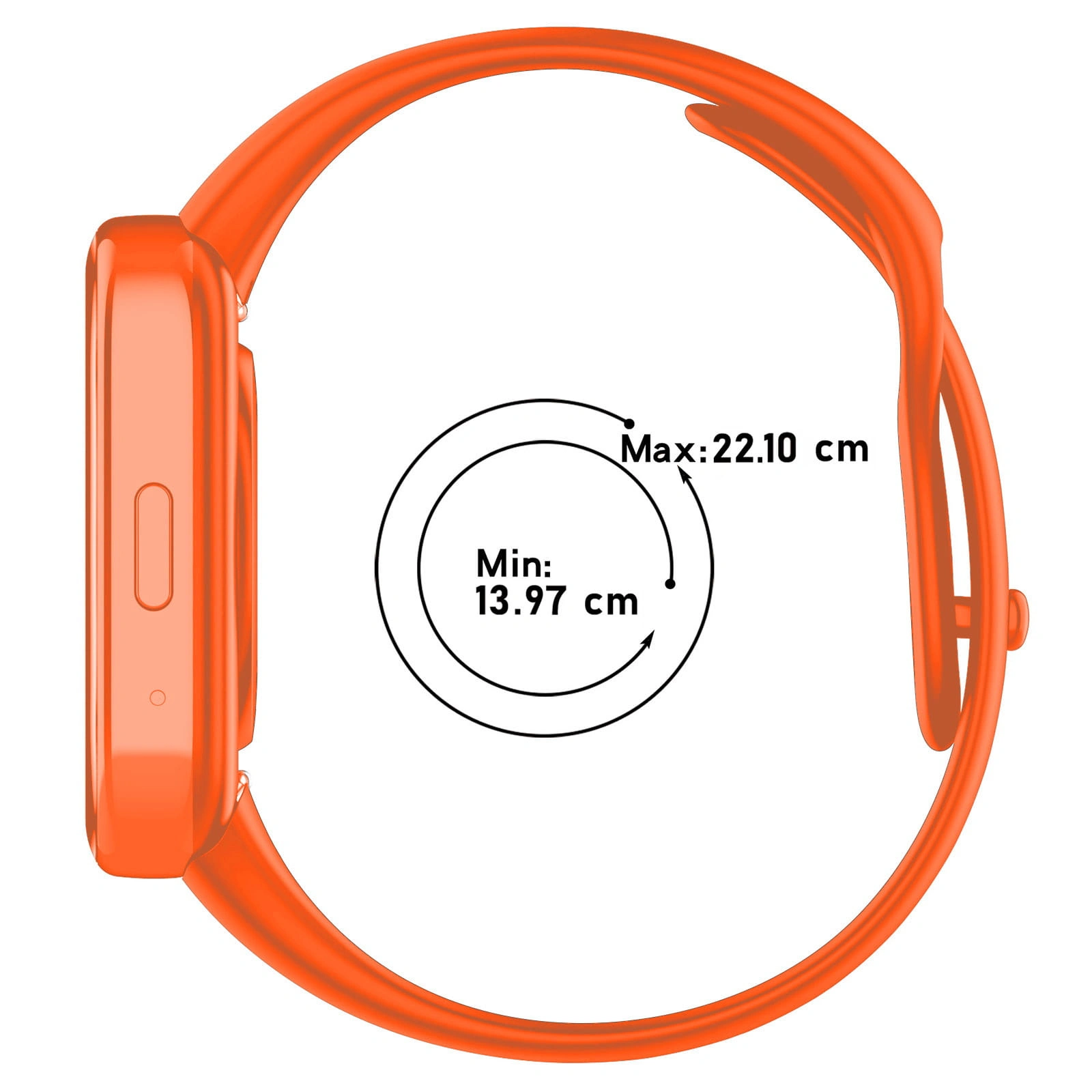 Kryt Bizon Strap Watch Dots Xiaomi Redmi Watch 3 Active orange