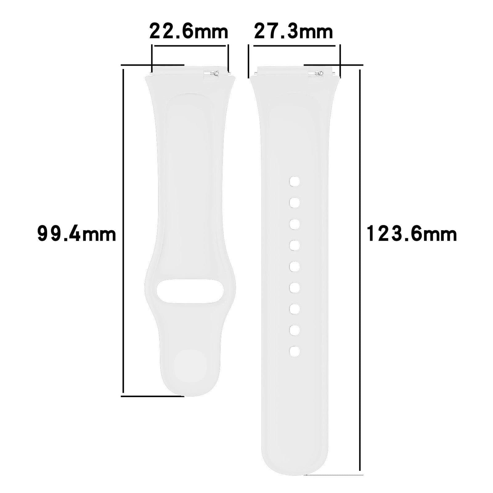 Kryt Bizon Strap Watch Dots Xiaomi Redmi Watch 3 Active white
