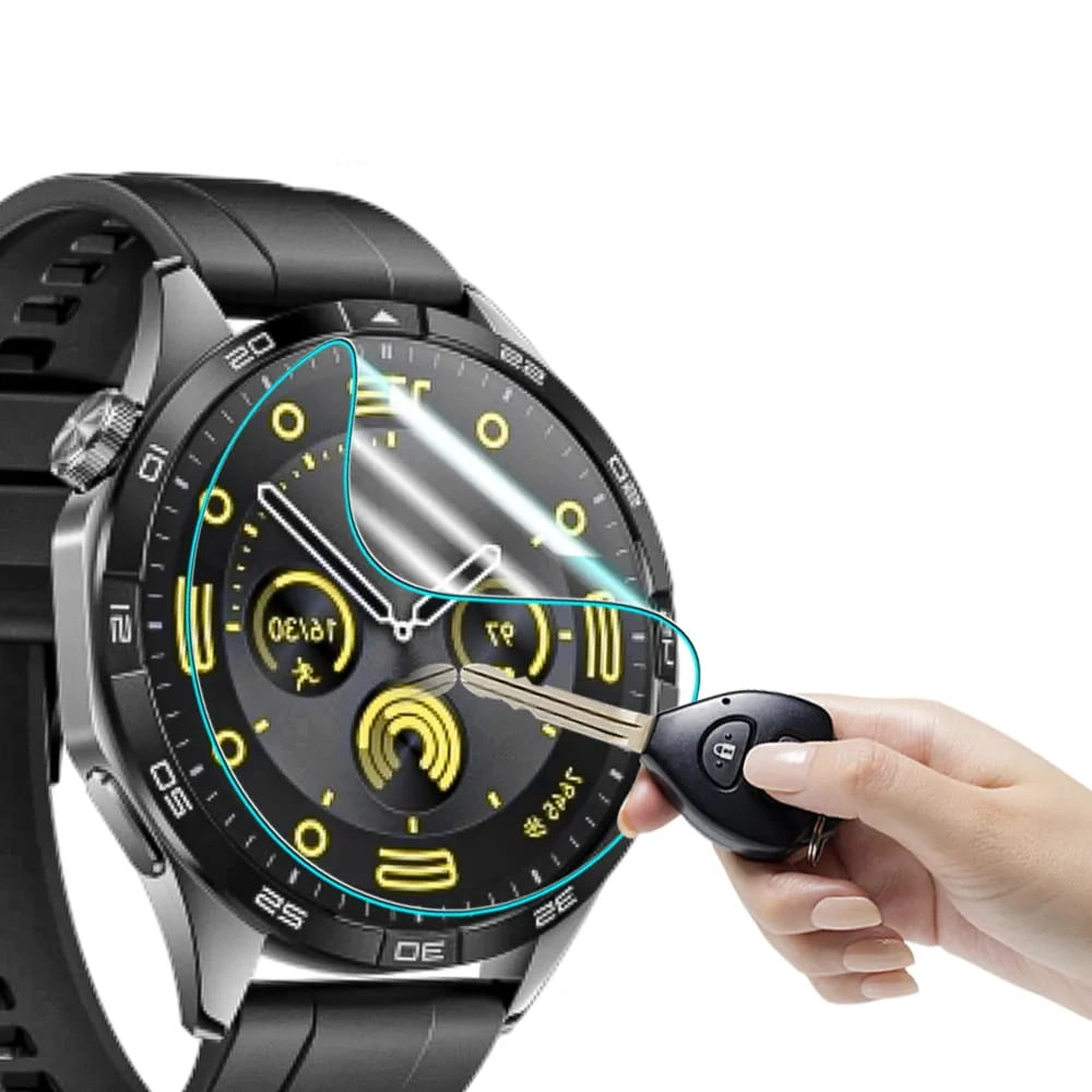 Ochranné sklo Bizon Glass Watch Hydrogel Huawei Watch GT 4 46 mm [2 PACK]