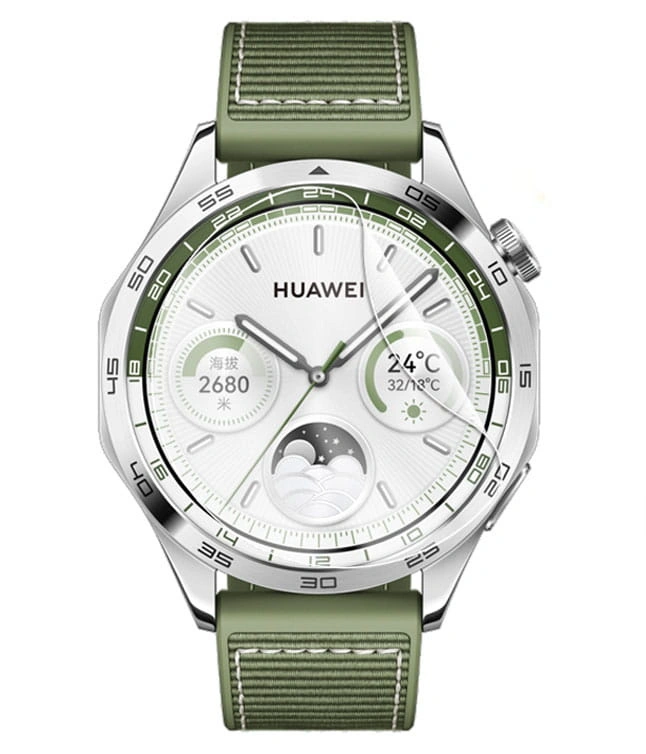 Ochranné sklo Bizon Glass Watch Hydrogel Huawei Watch GT 4 46 mm [2 PACK]