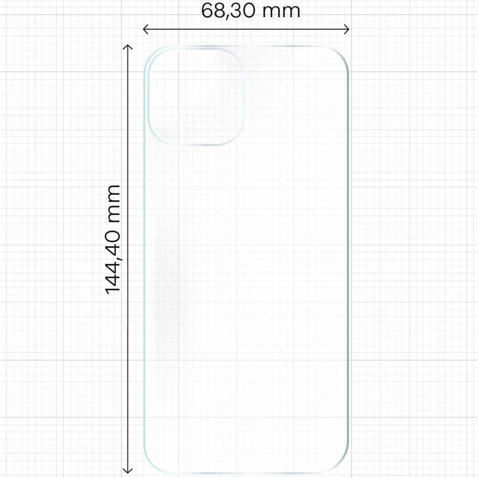 Ochranné sklo Bizon Glass Hydrogel Back Apple iPhone 15 [2 PACK]