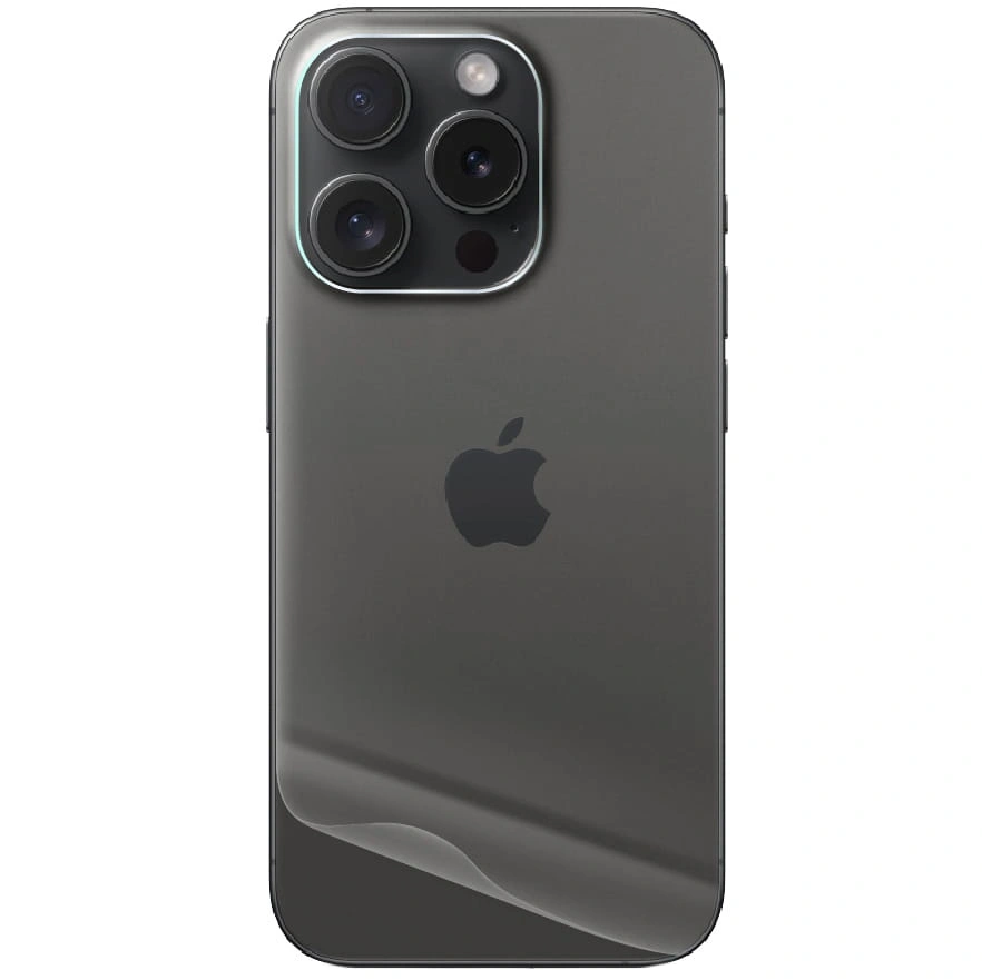 Ochranné sklo Bizon Glass Hydrogel Back Apple iPhone 15 Pro [2 PACK]