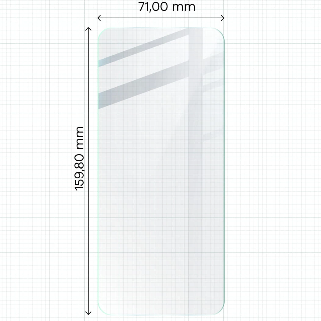 Ochranné sklo Bizon Glass Clear 2 Oppo A58 4G