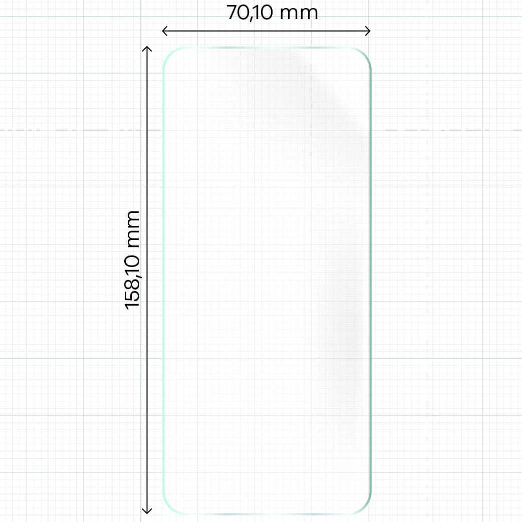 Ochranné sklo Bizon Glass Hydrogel Front Oppo A58 4G / A38 [2 PACK]