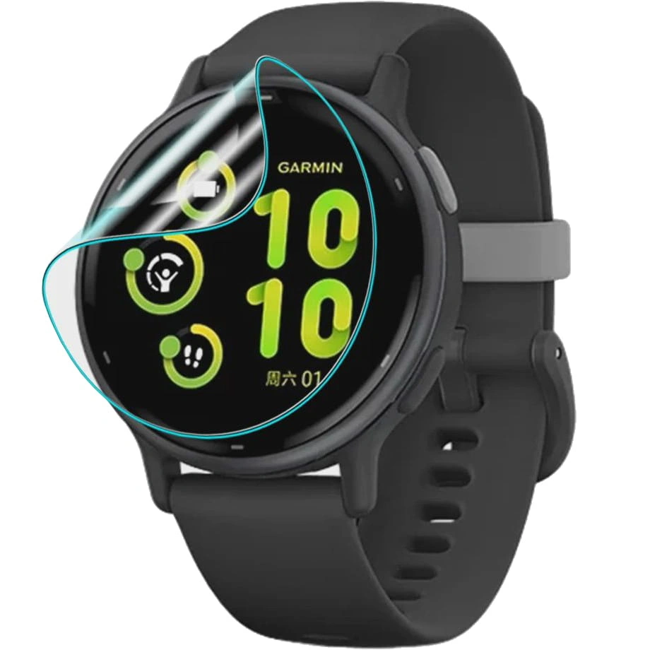Ochranné sklo Bizon Glass Watch Hydrogel Garmin Vivoactive 5 [2 PACK]