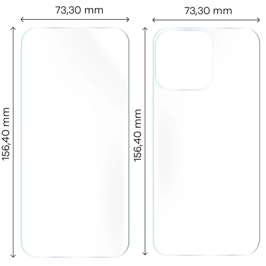 Ochranné sklo Bizon Glass Hydrogel Pack do Apple iPhone 15 Pro Max