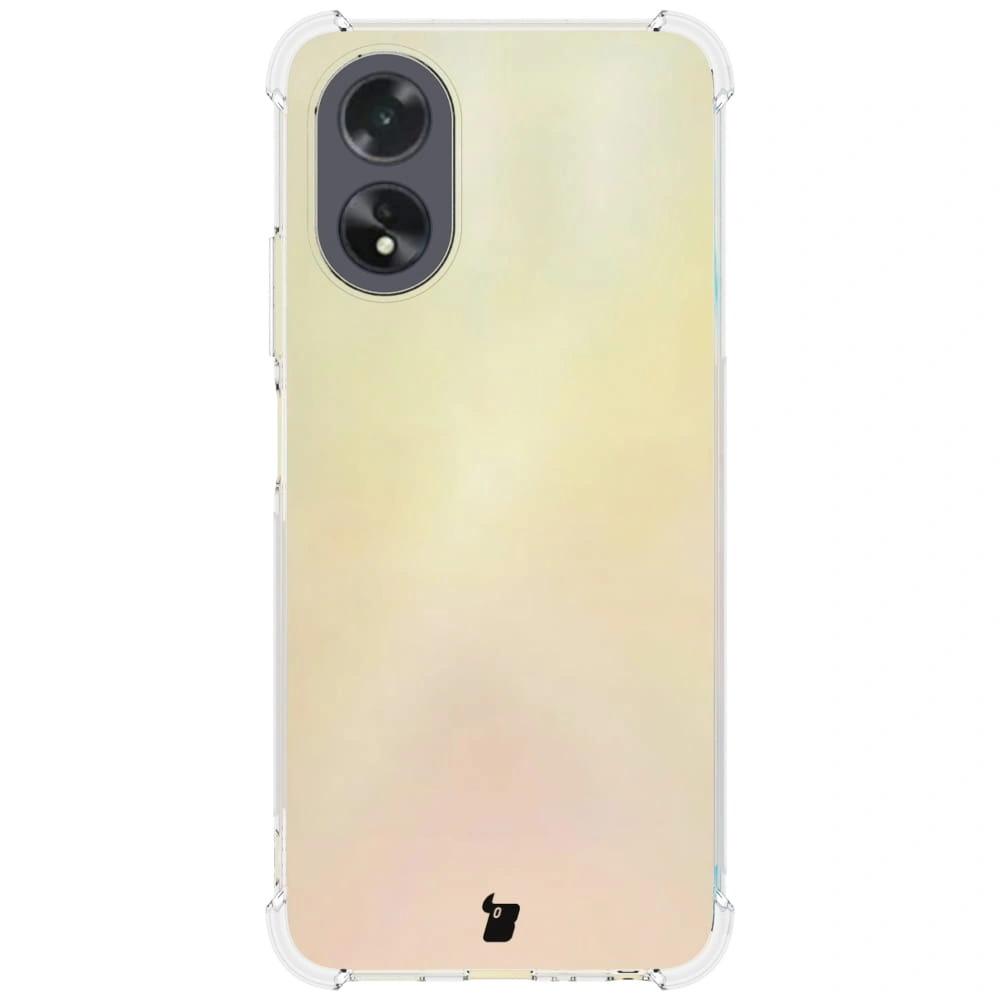 Kryt Bizon Case Clear Pack case + 2x screen glass Oppo A38 4G clear
