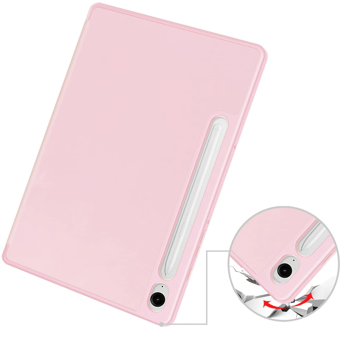 Kryt Bizon Case Tab Lizard Samsung Galaxy Tab S9 / S9 FE pink