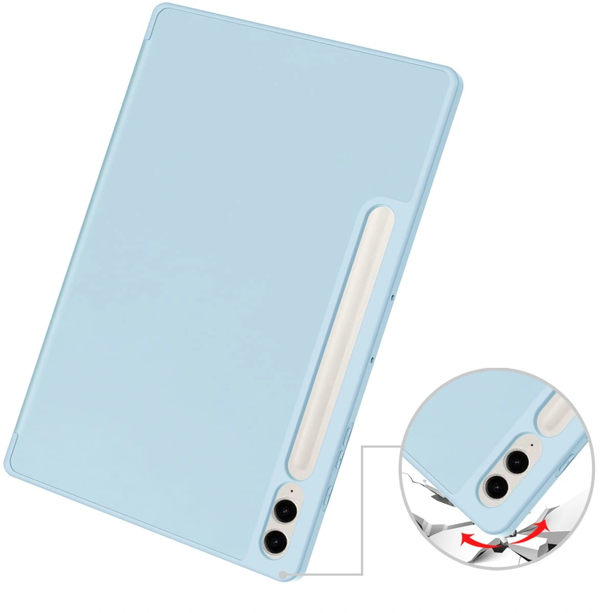 Kryt Bizon Case Tab Lizard Samsung Galaxy Tab S9 FE Plus blue