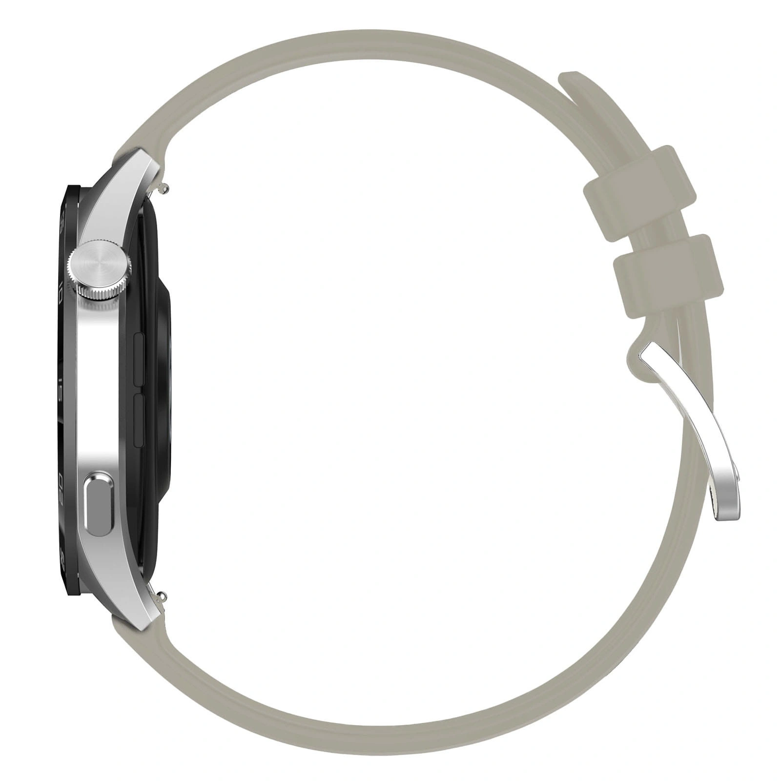 Kryt Bizon Strap Watch Silicone Pro Huawei Watch GT 5 Pro 42mm/GT 5 41mm/GT 4 41mm light grey