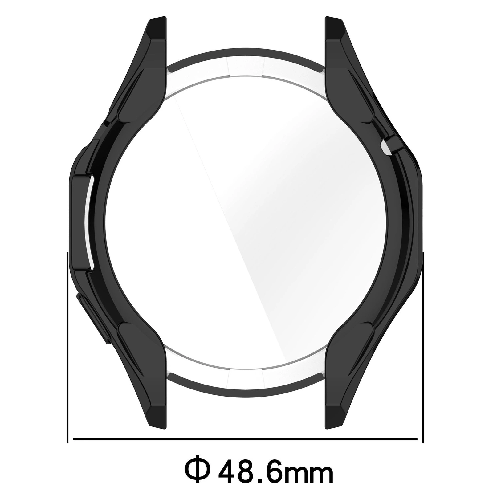 Kryt Bizon Case Watch Felipe Huawei Watch GT 4 46 mm black