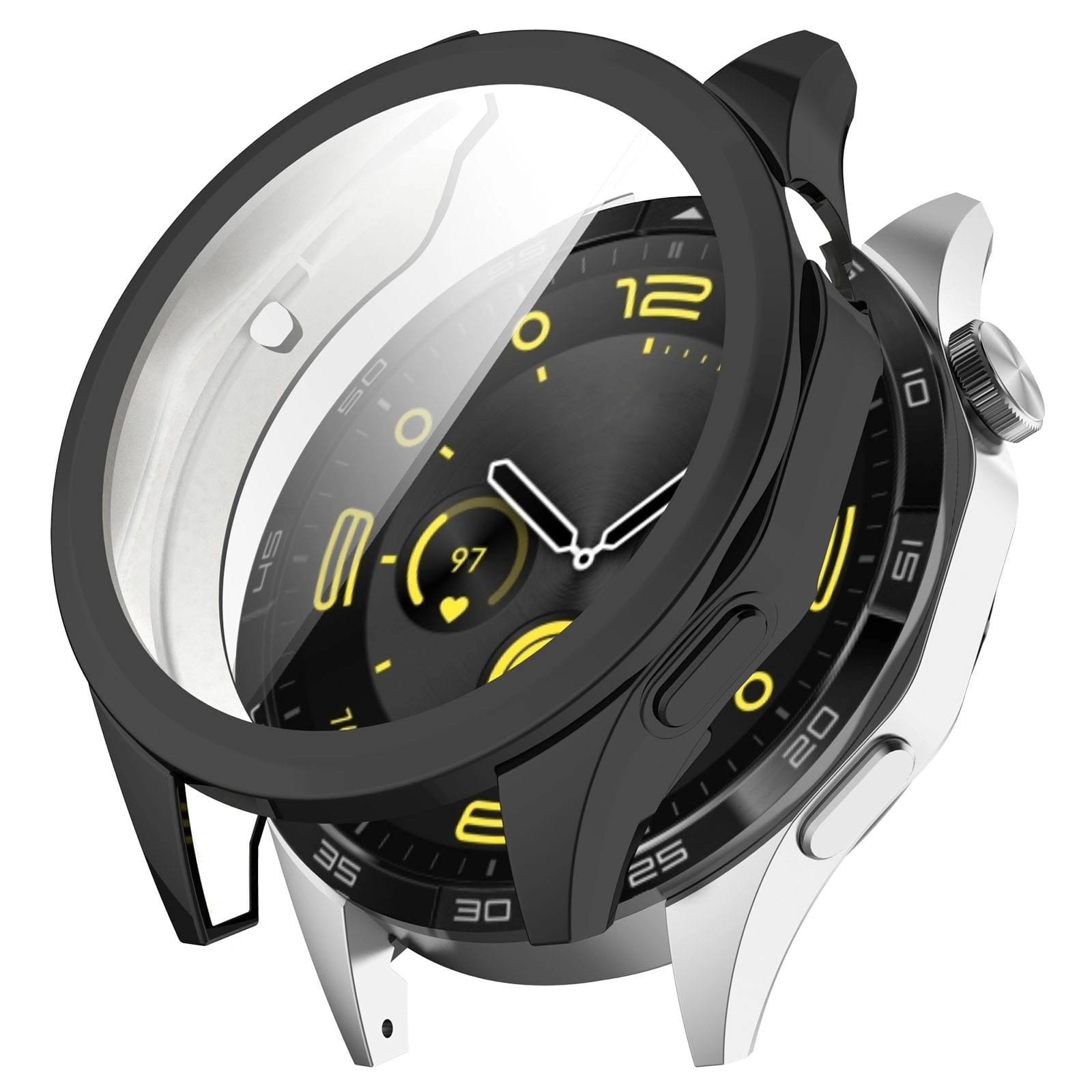 Kryt Bizon Case Watch Felipe Huawei Watch GT 4 46 mm black