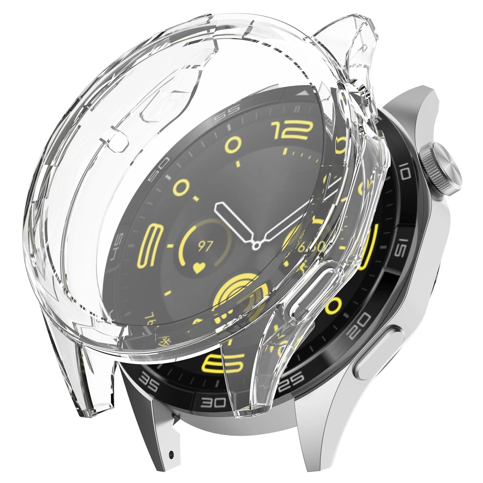 Kryt Bizon Case Watch Felipe Huawei Watch GT 4 46 mm clear