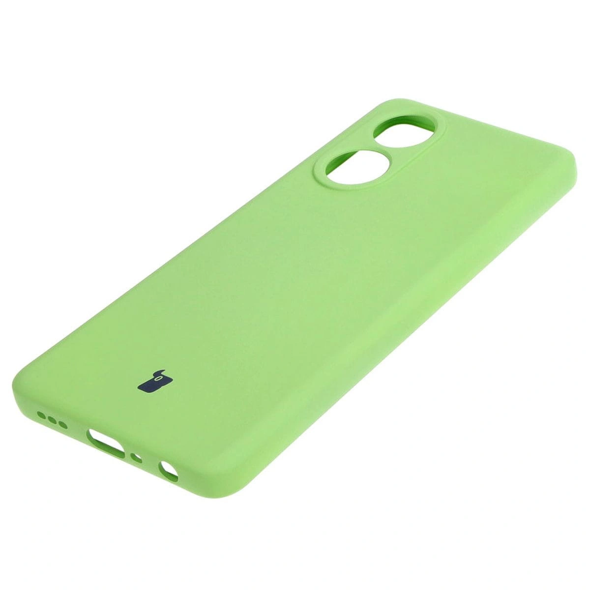 Kryt Bizon Case Silicone Oppo A58 4G light green