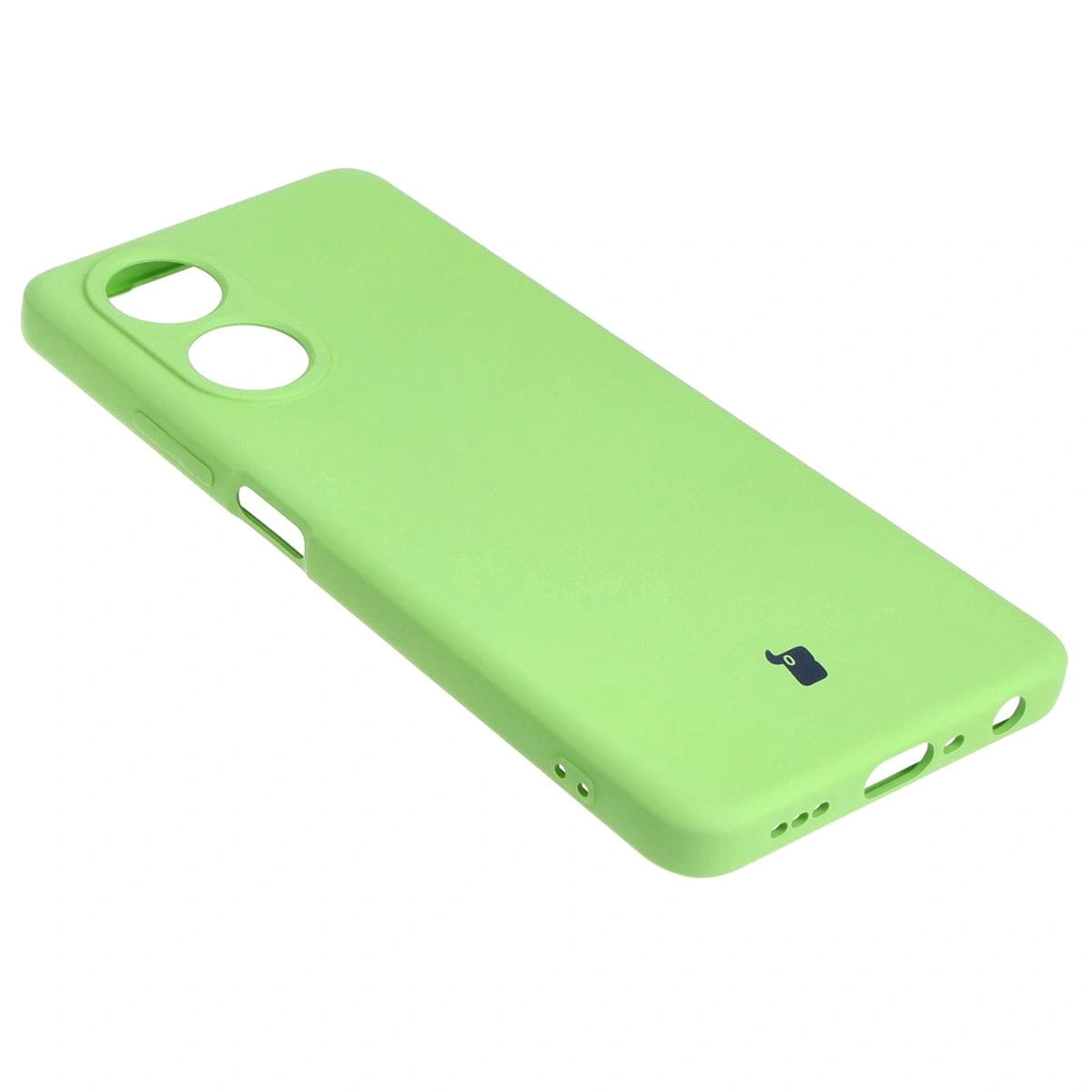 Kryt Bizon Case Silicone Oppo A58 4G light green