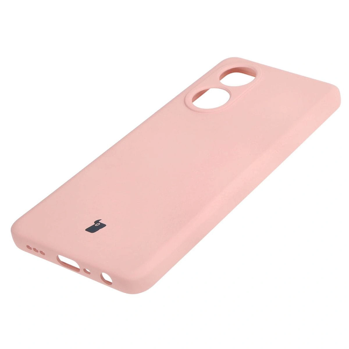 Kryt Bizon Case Silicone Oppo A58 4G light pink