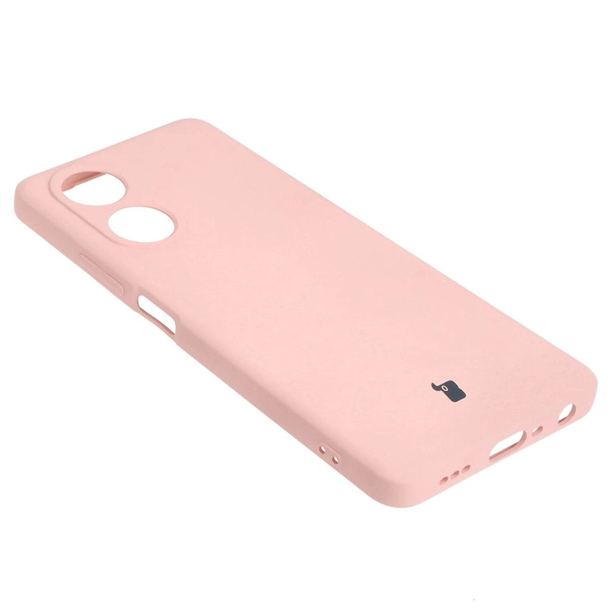 Kryt Bizon Case Silicone Oppo A58 4G light pink