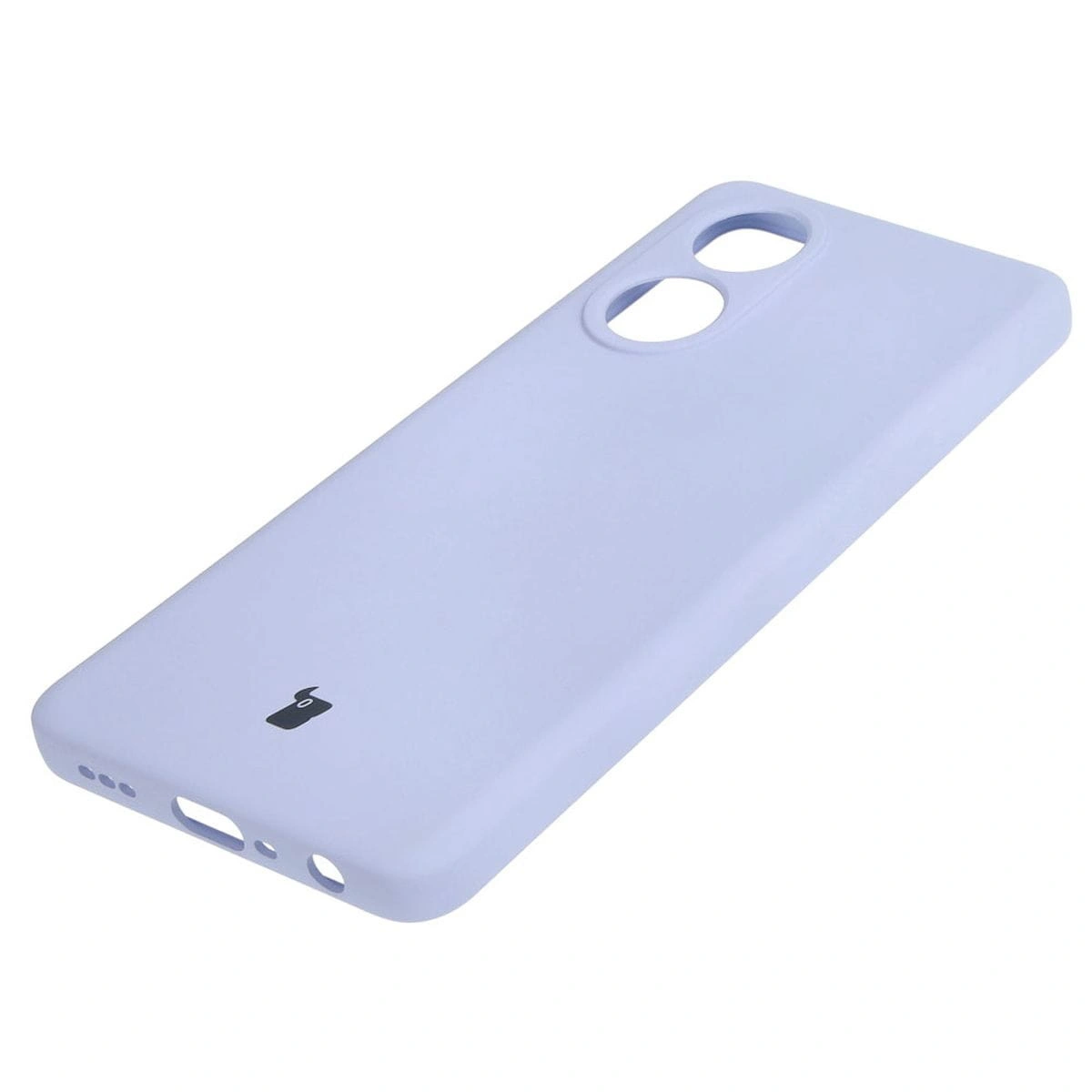 Kryt Bizon Case Silicone Oppo A58 4G light purple