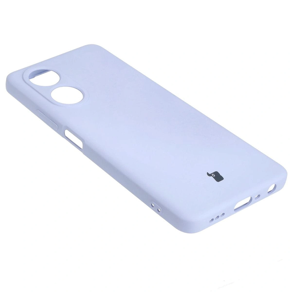 Kryt Bizon Case Silicone Oppo A58 4G light purple