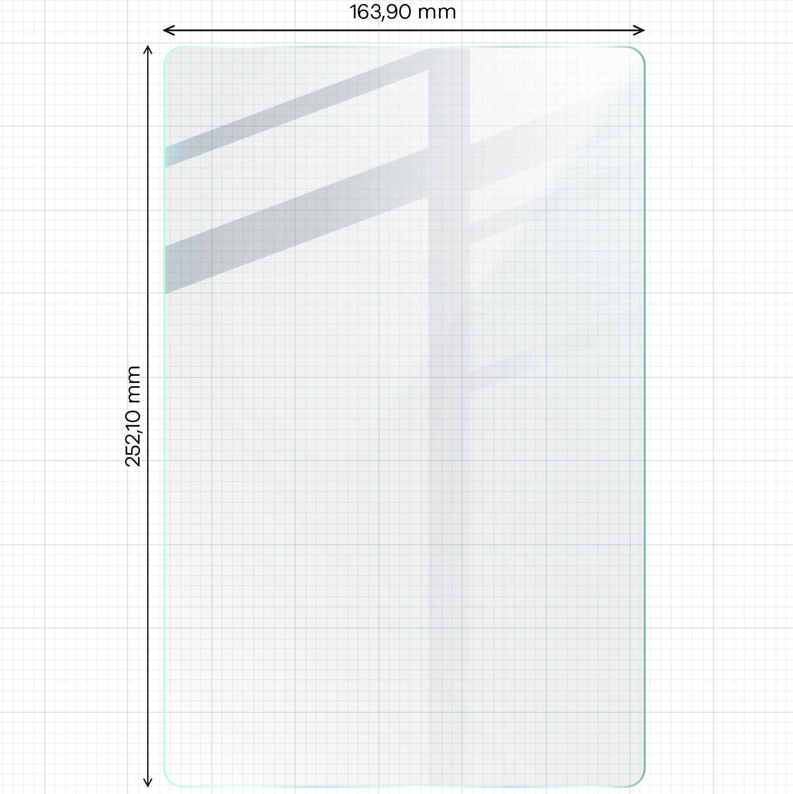 Ochranné sklo Bizon Glass Tab Clear Samsung Galaxy Tab A9 Plus [2 PACK]