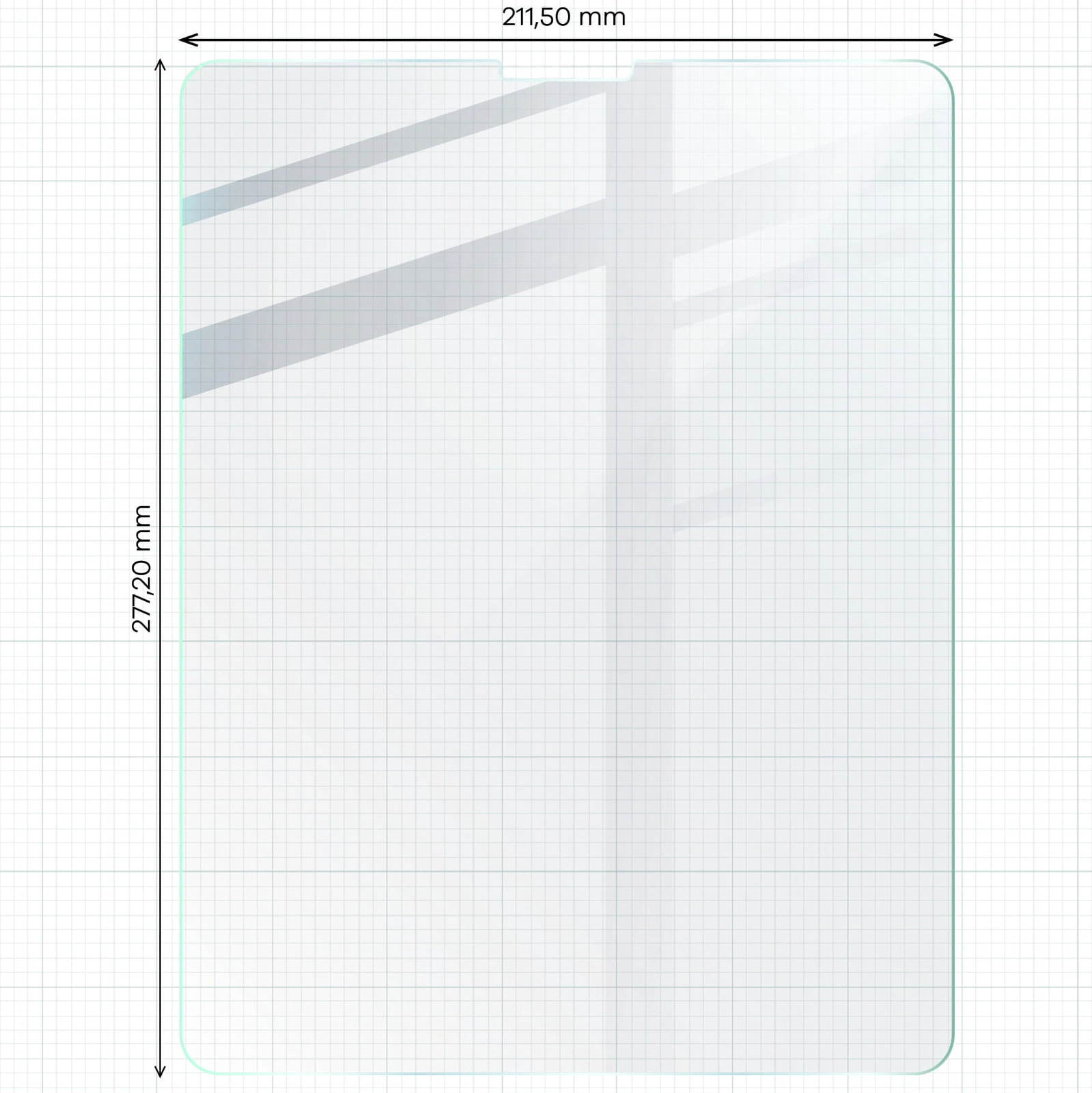 Ochranné sklo Bizon Glass Tab Clear Apple iPad Pro 12.9 2022/2021/2020/2018 [2 PACK]