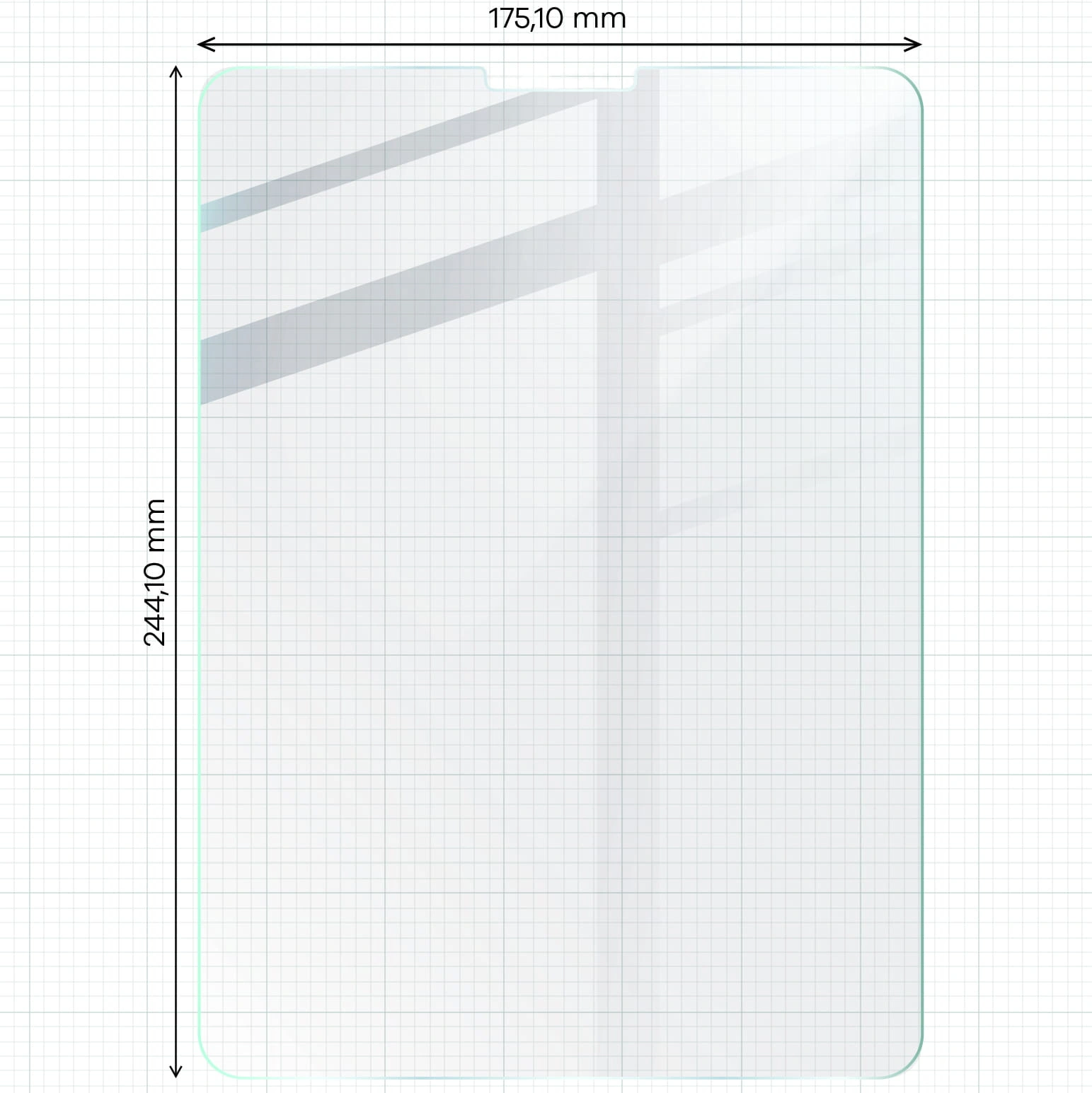 Ochranné sklo Bizon Glass Tab Clear Apple iPad Pro 11 2022/2021/2020/2018/AIR 6/5/4 [2 PACK]
