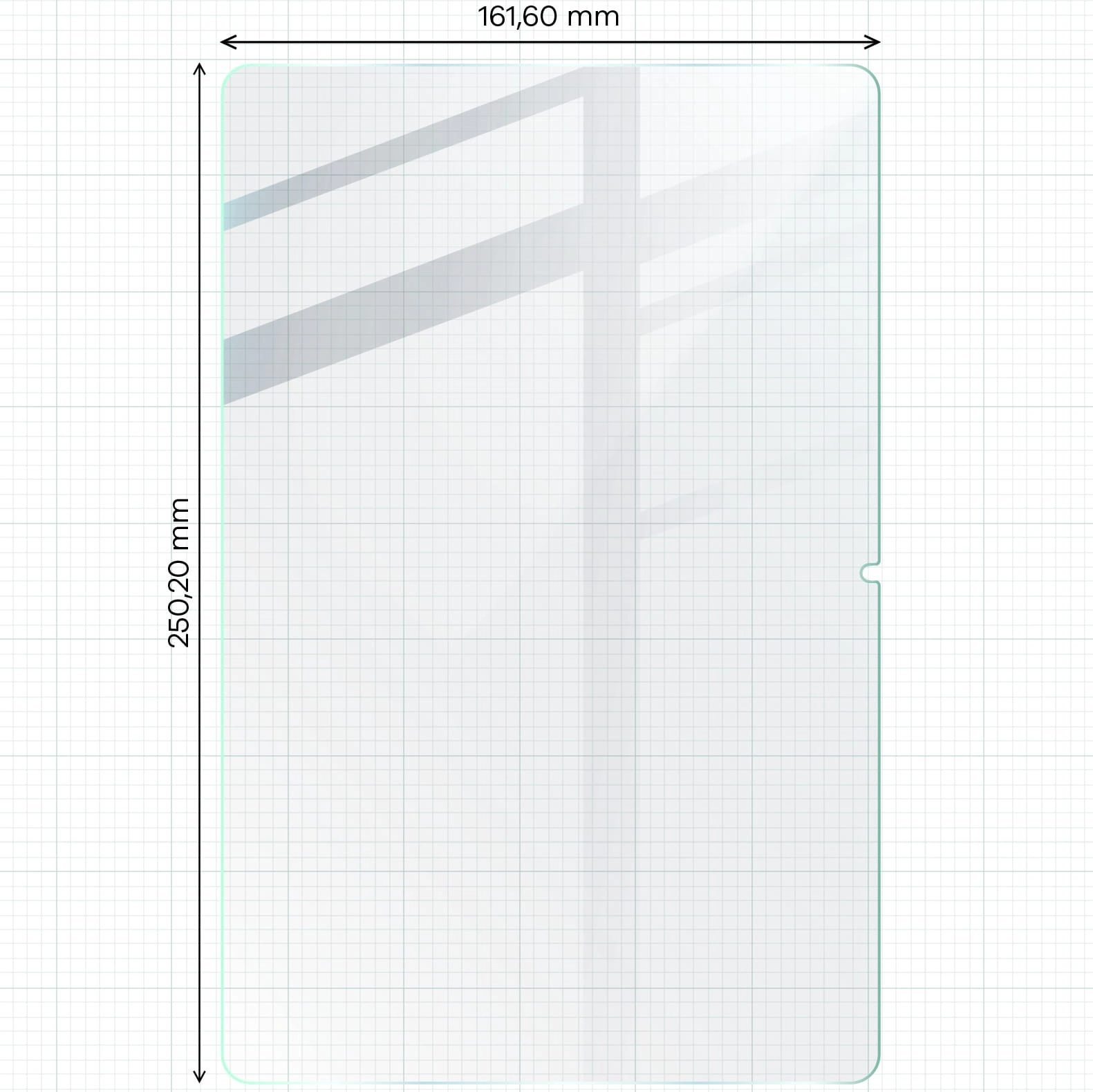 Ochranné sklo Bizon Glass Tab Clear Samsung Galaxy Tab S9 FE/S9/S8/S7 [2 PACK]
