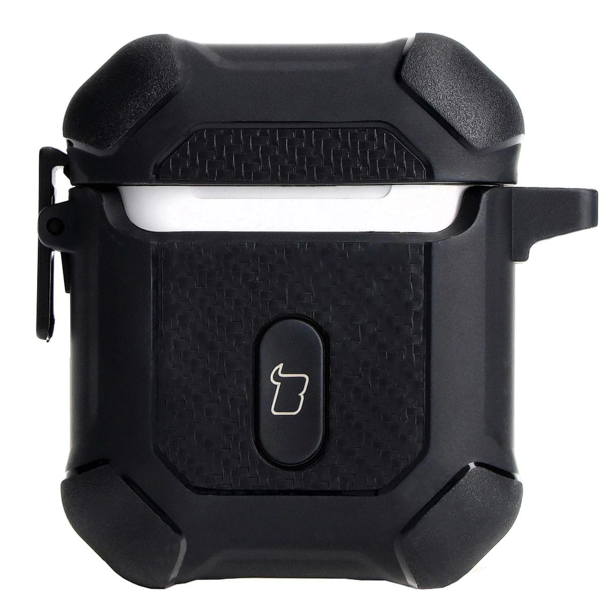 Kryt Bizon Case Headphone Armor Apple Airpods 1/2 black