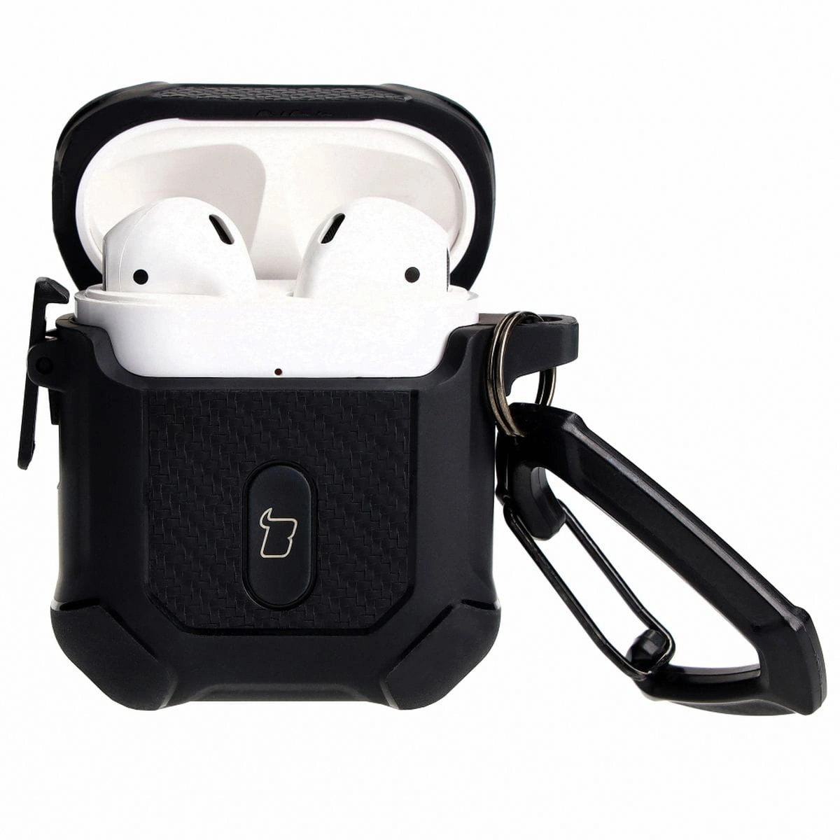 Kryt Bizon Case Headphone Armor Apple Airpods 1/2 black