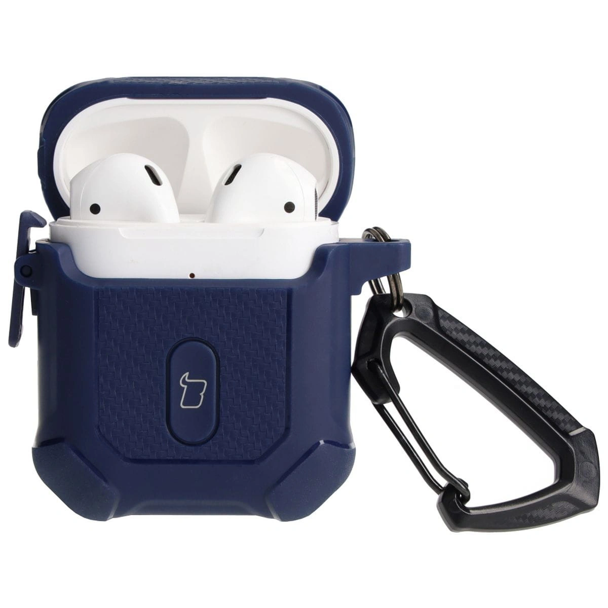 Kryt Bizon Case Headphone Armor Apple Airpods 1/2 navy blue