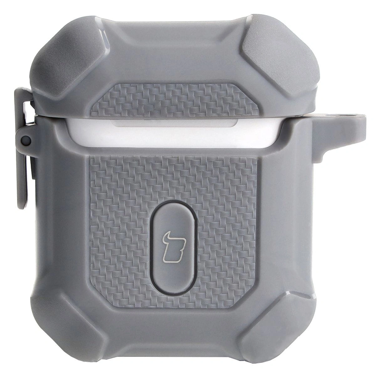 Kryt Bizon Case Headphone Armor Apple Airpods 1/2 grey