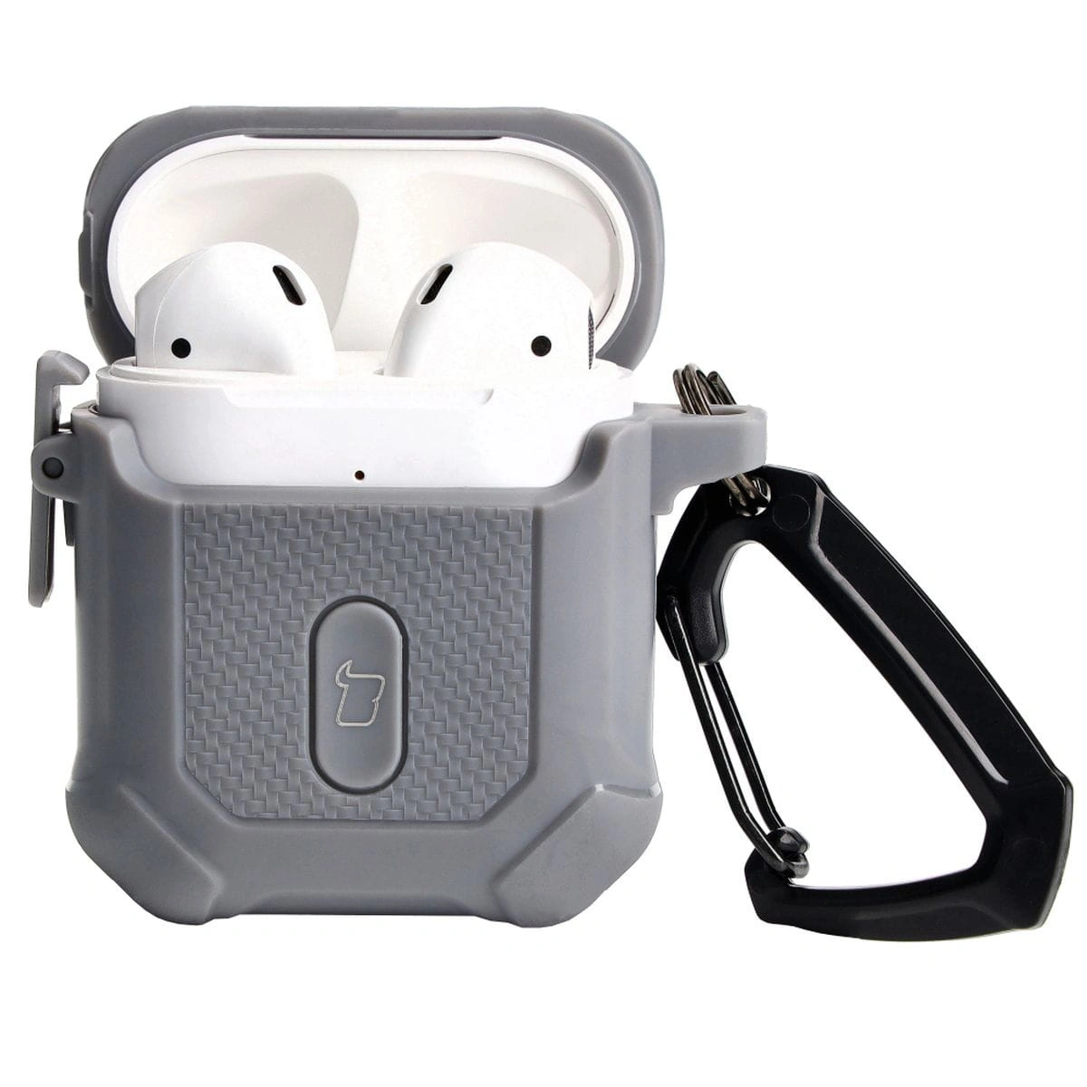 Kryt Bizon Case Headphone Armor Apple Airpods 1/2 grey