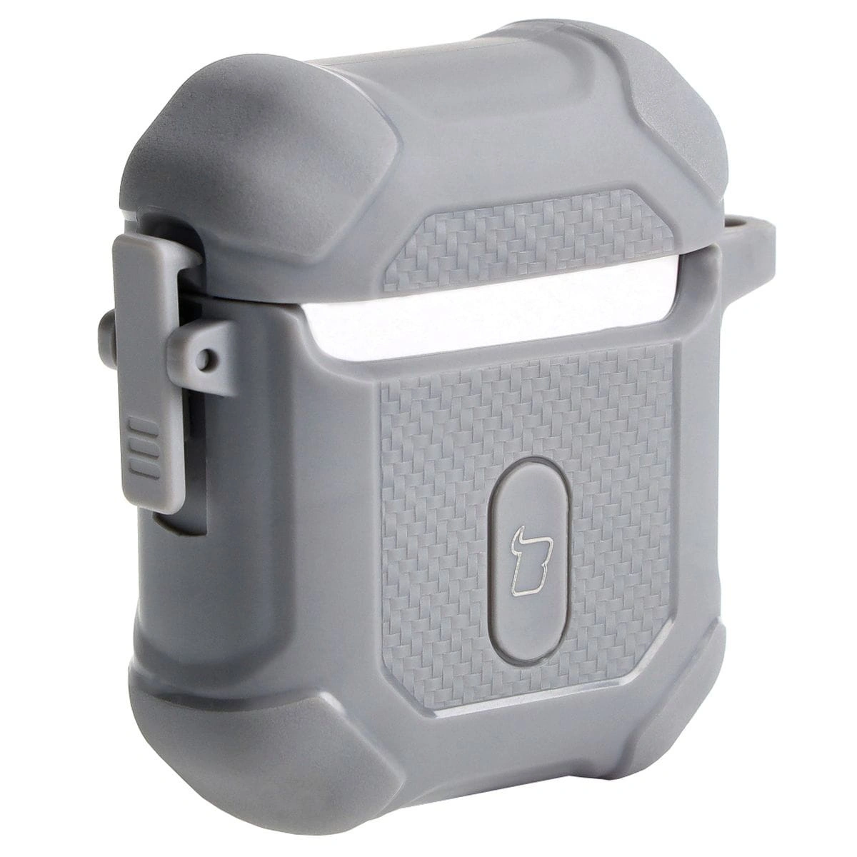 Kryt Bizon Case Headphone Armor Apple Airpods 1/2 grey